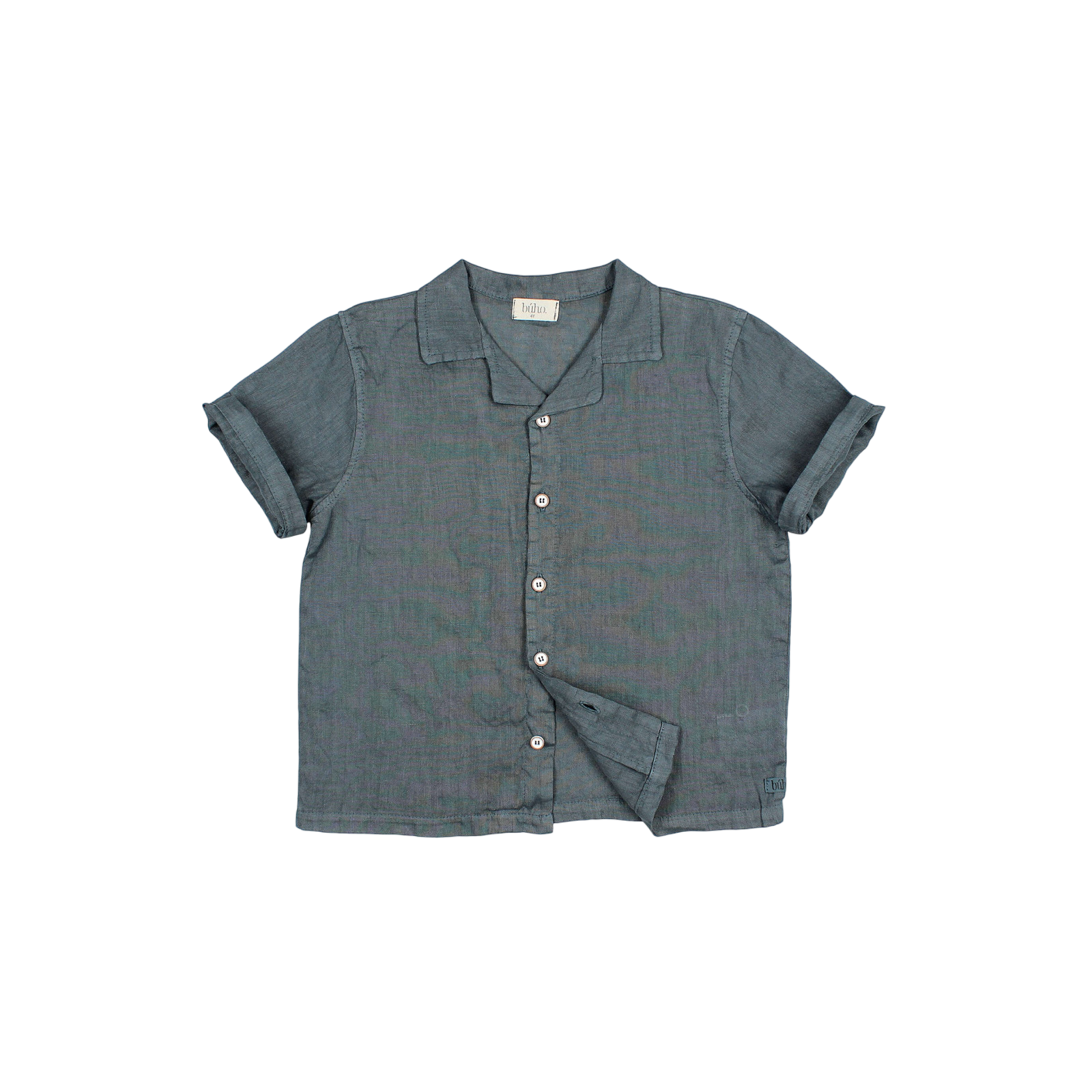 Shirt Linen Blue Teal