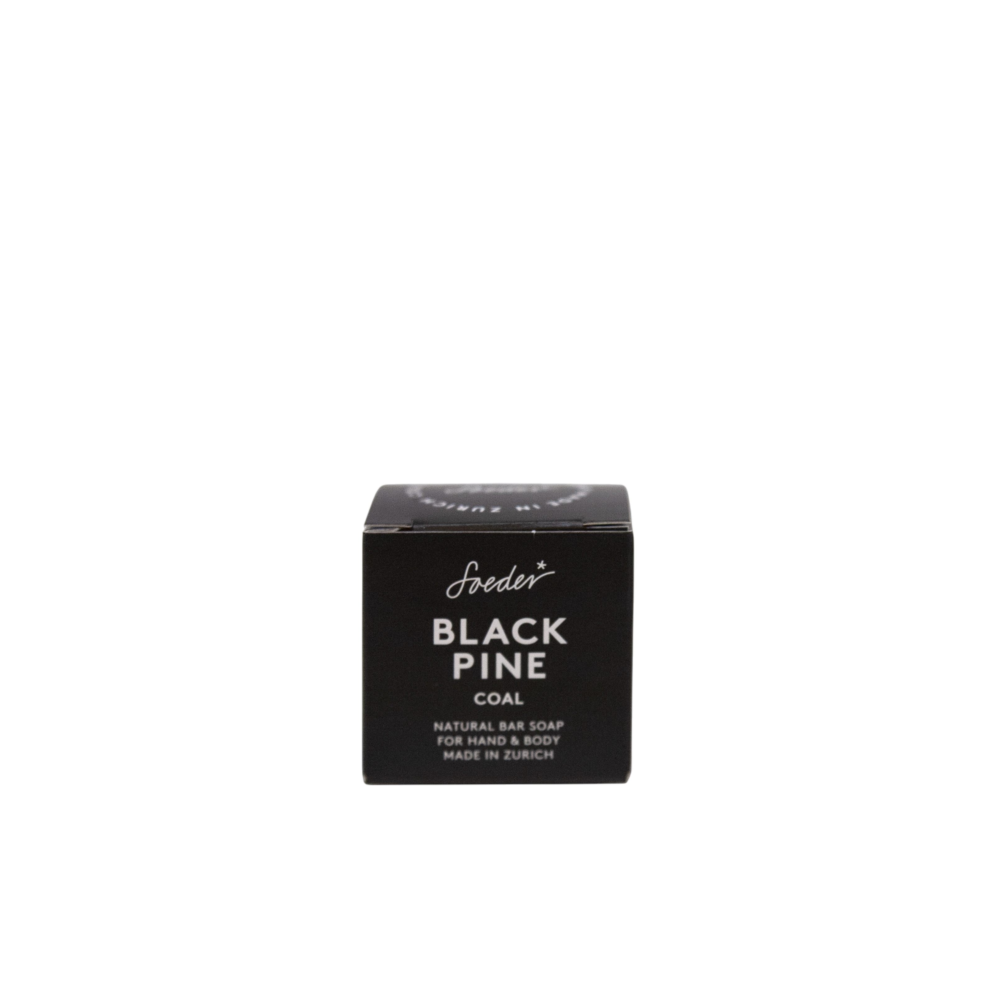 Natur Blockseife Kohle Schwarze Kiefer