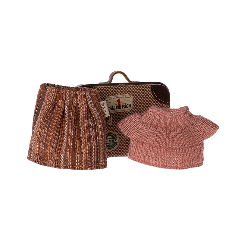 Maileg Maus Kleiderset im Koffer Oma