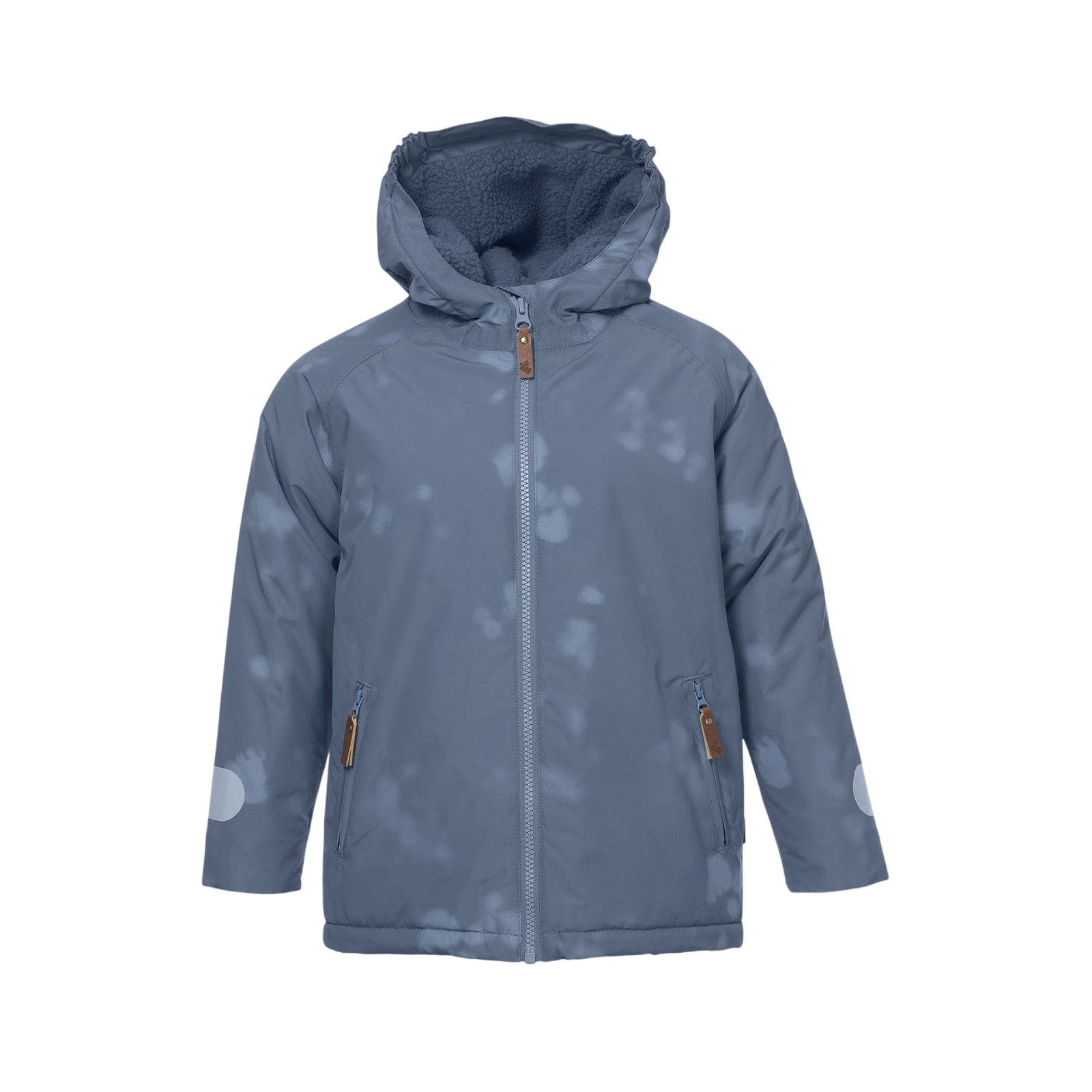 Kids Tilli winter jacket snowcloud print china blue