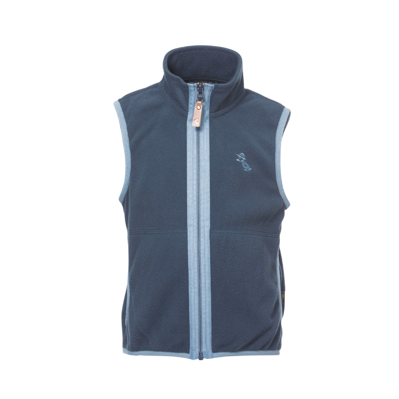 Kids Emi fleece vest night blue