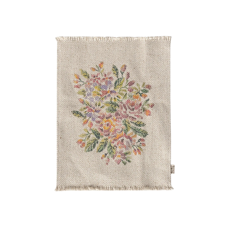 Maileg Mouse Rug Flowers Large