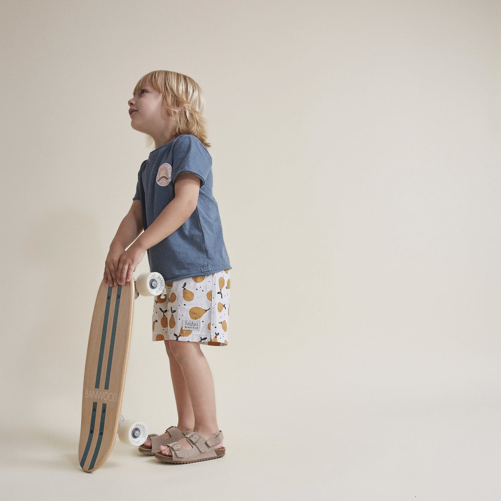 Pears Sky Gray swim shorts