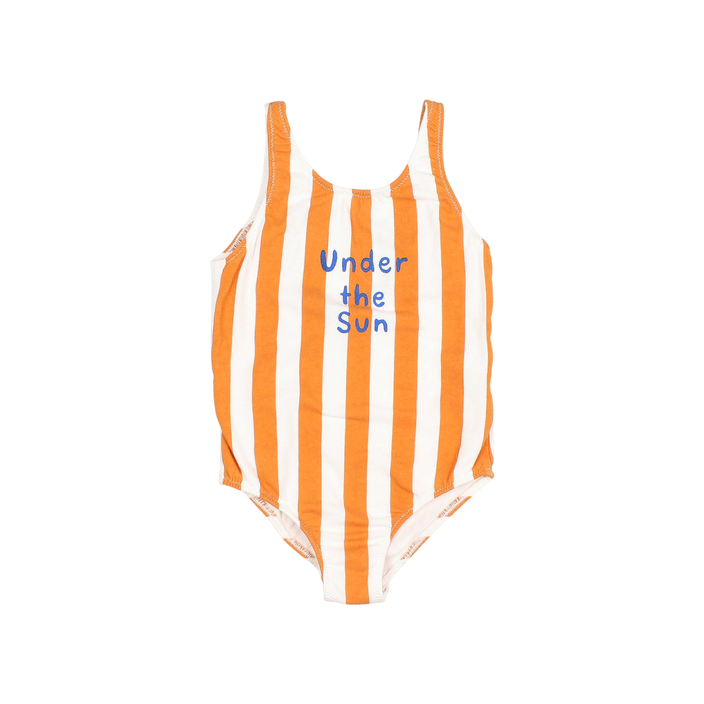 Badeanzug Stripes White