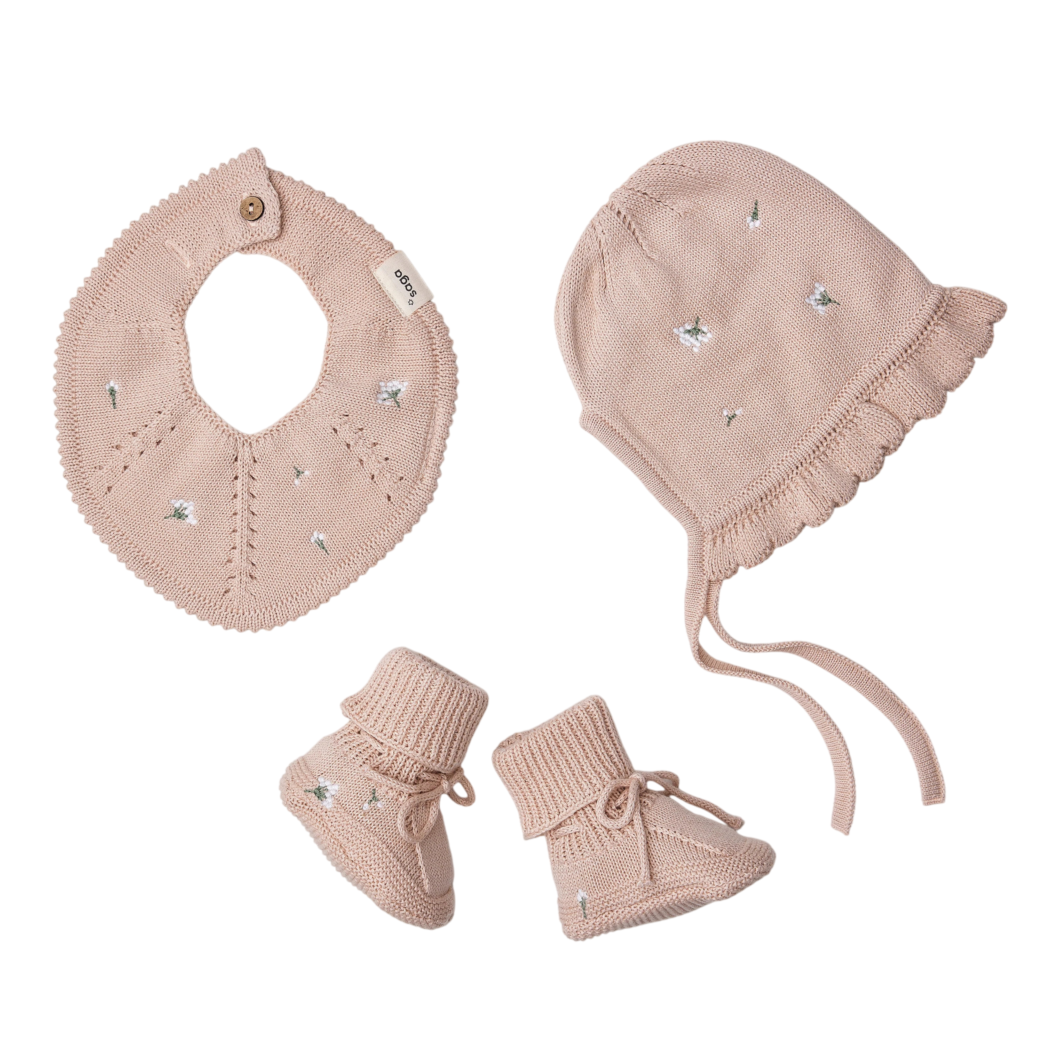 Flowers on Mellow Rose gift set