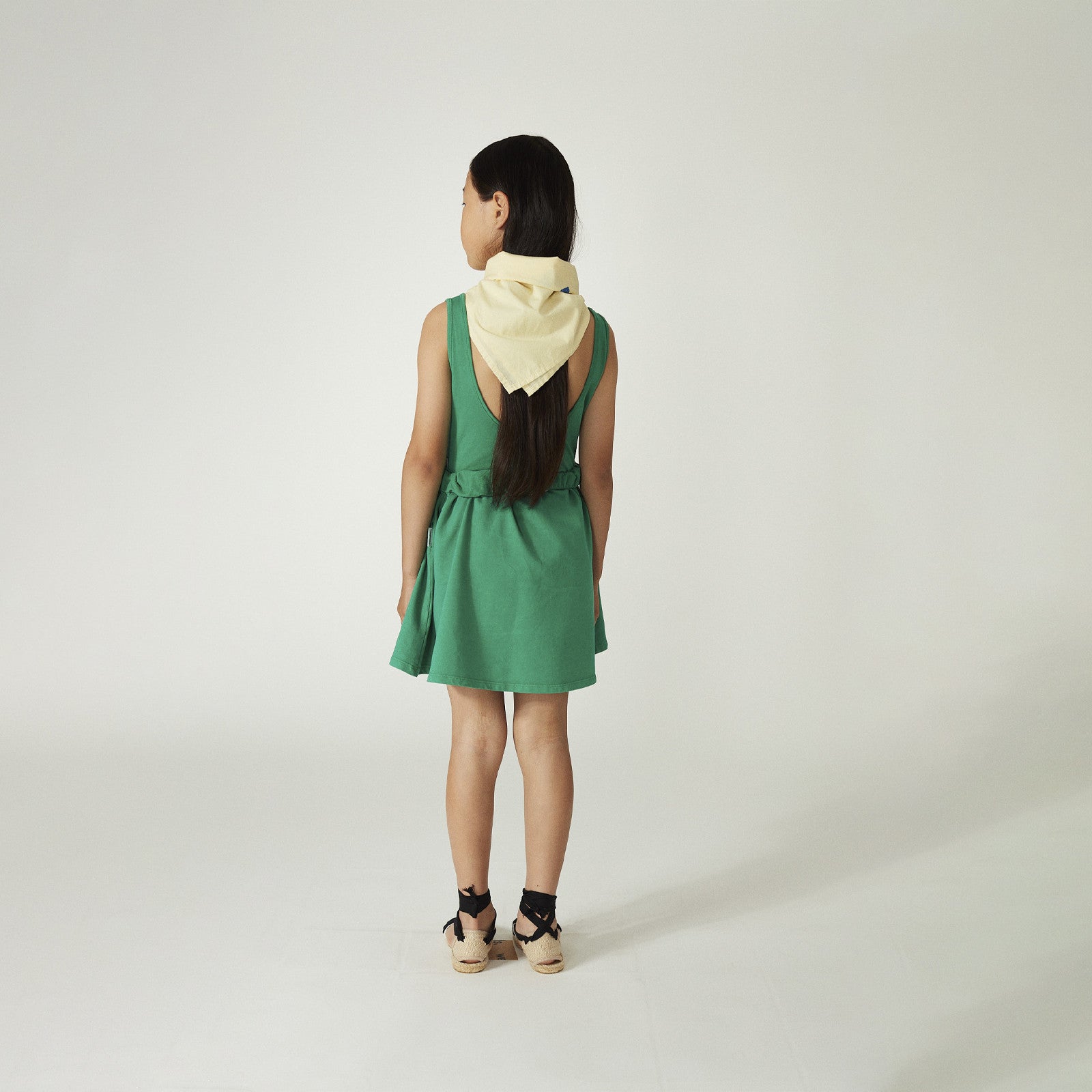 Skirt Gentle Long Green