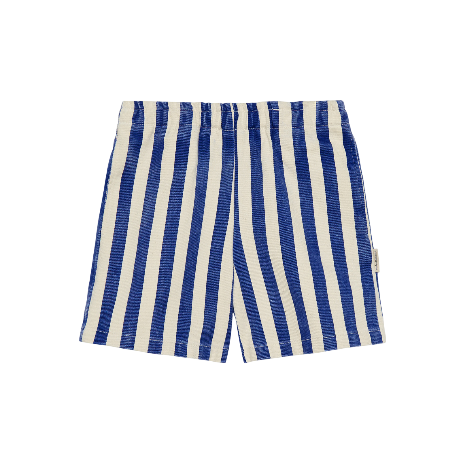 Short Blue Stripes Bermuda Sand