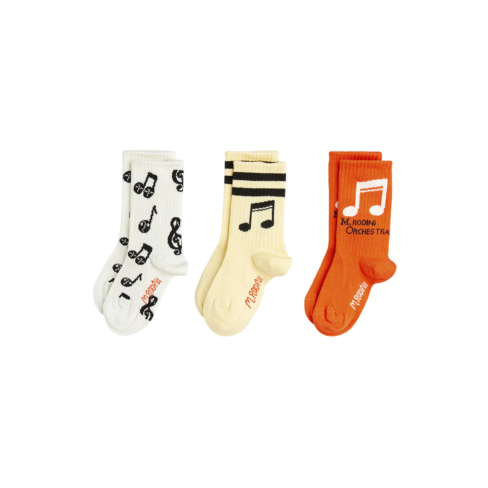 Socken 3er Set Note Multi