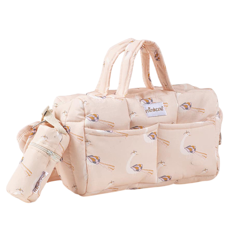 Set biberon de poupée paon