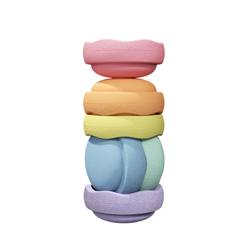Stacking stone Mini Rainbow pastel