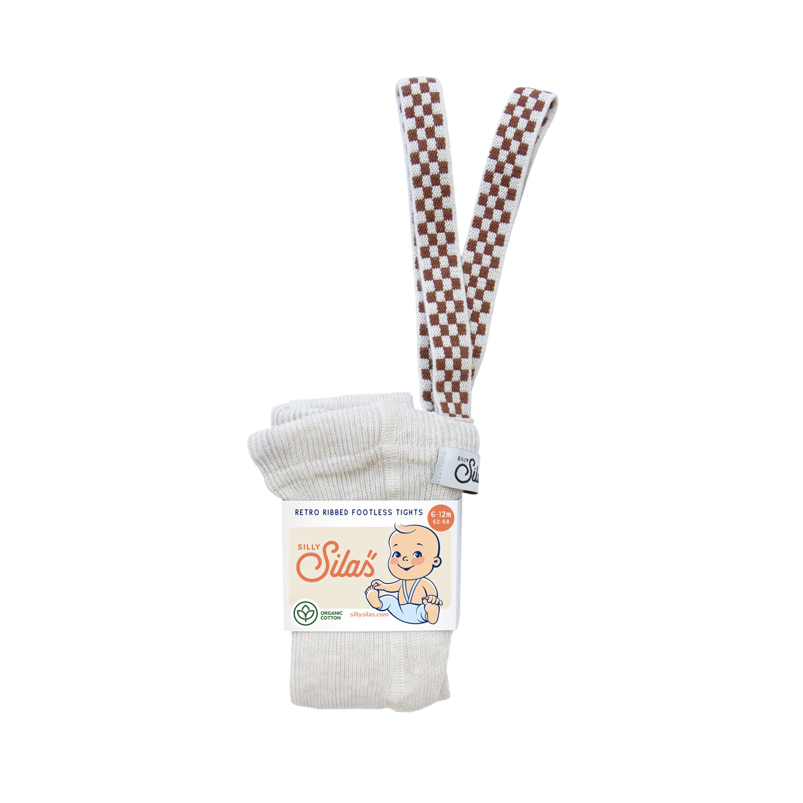 Fusslose Strumpfhose Cream Blend Checked