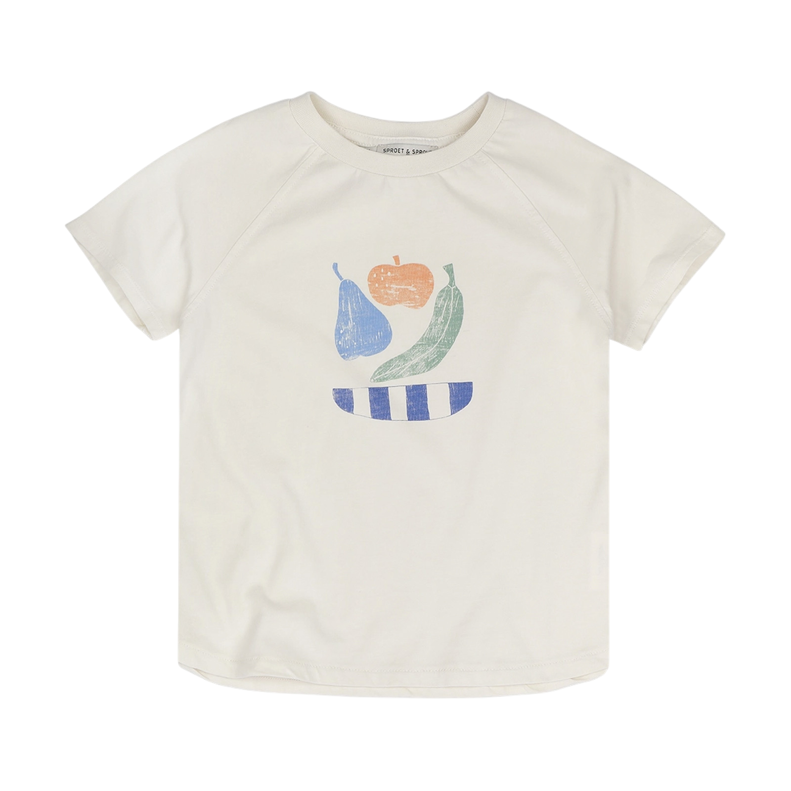 T-Shirt Raglan Fruit Off-White