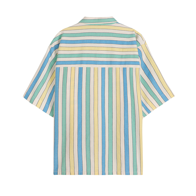 Adult Hemd Stripes Relaxed Multicolor