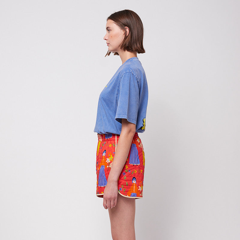 Shorts Couples Print Red