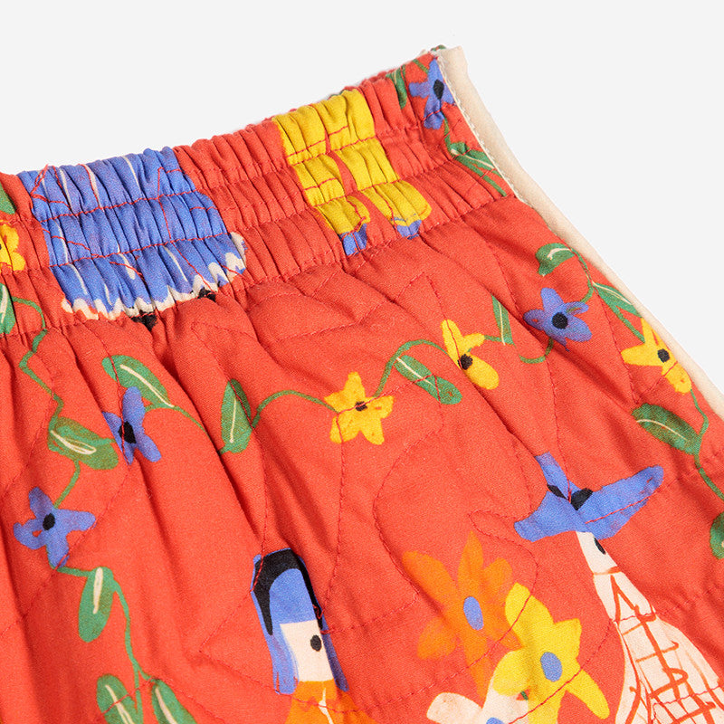 Shorts Couples Print Red