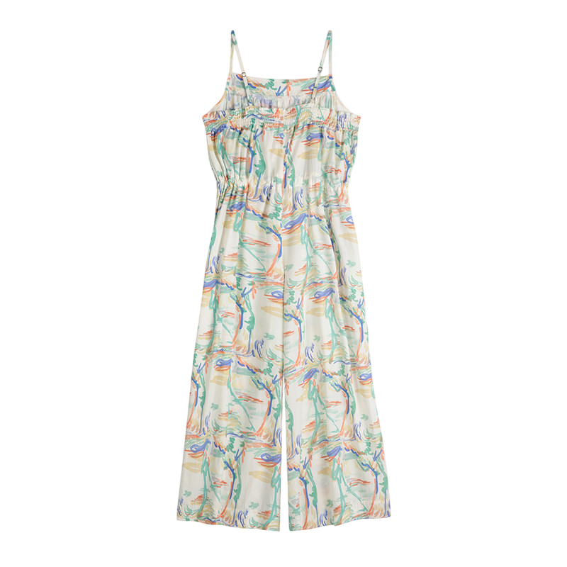 Einteiler Landscape Print Wide Leg Multicolor