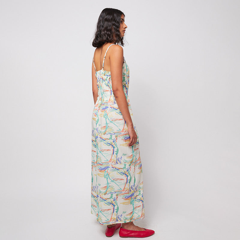 Einteiler Landscape Print Wide Leg Multicolor