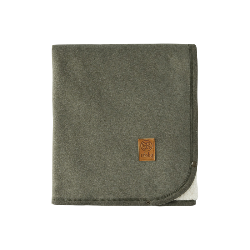 Teddy blanket Forest Green