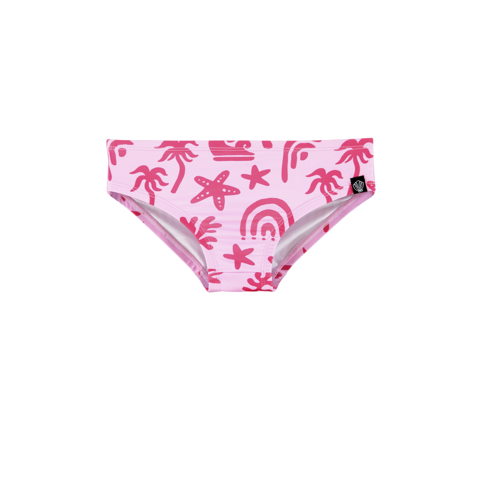 Culotte de bikini UPF 50+ Tropical Vibes Pink