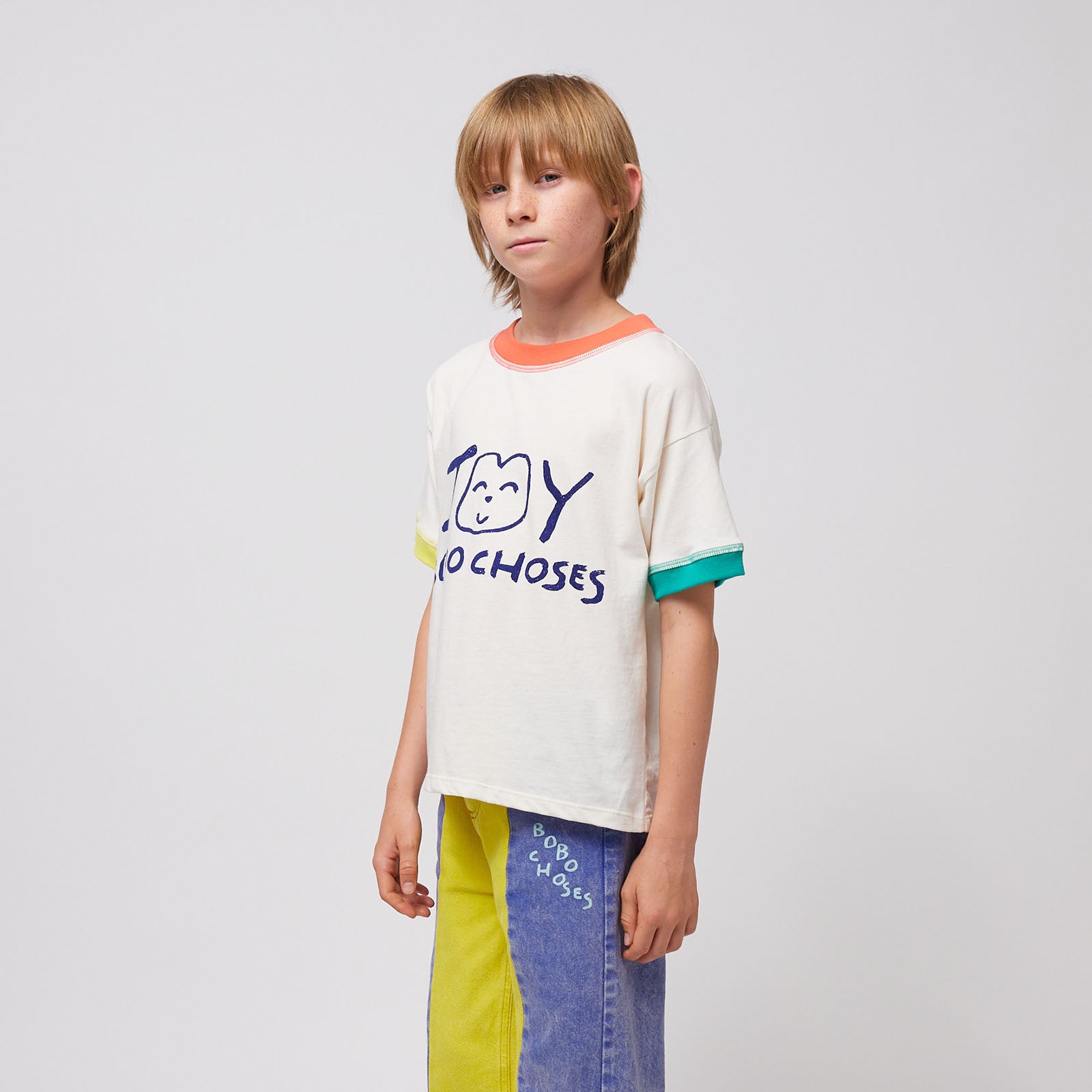 T-shirt Smiling Offwhite