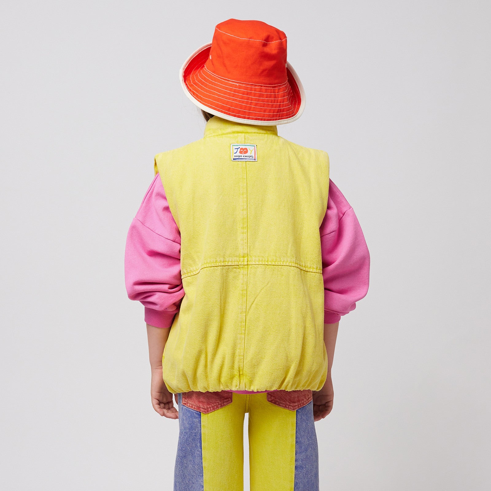 Smiling Denim Yellow vest