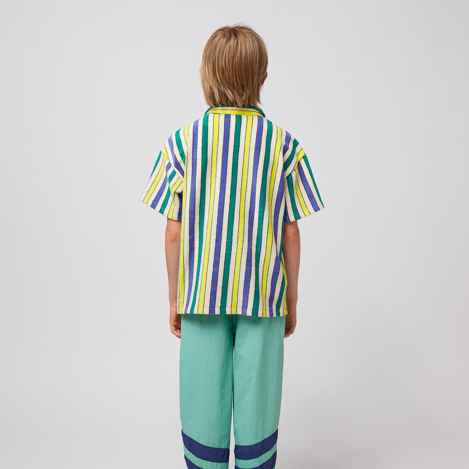 Shirt Multicolor Stripes Terry Offwhite