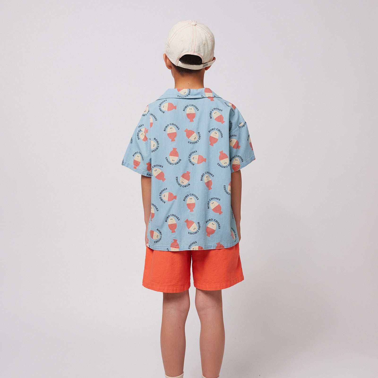 Morning Egg All Over Light Blue shirt