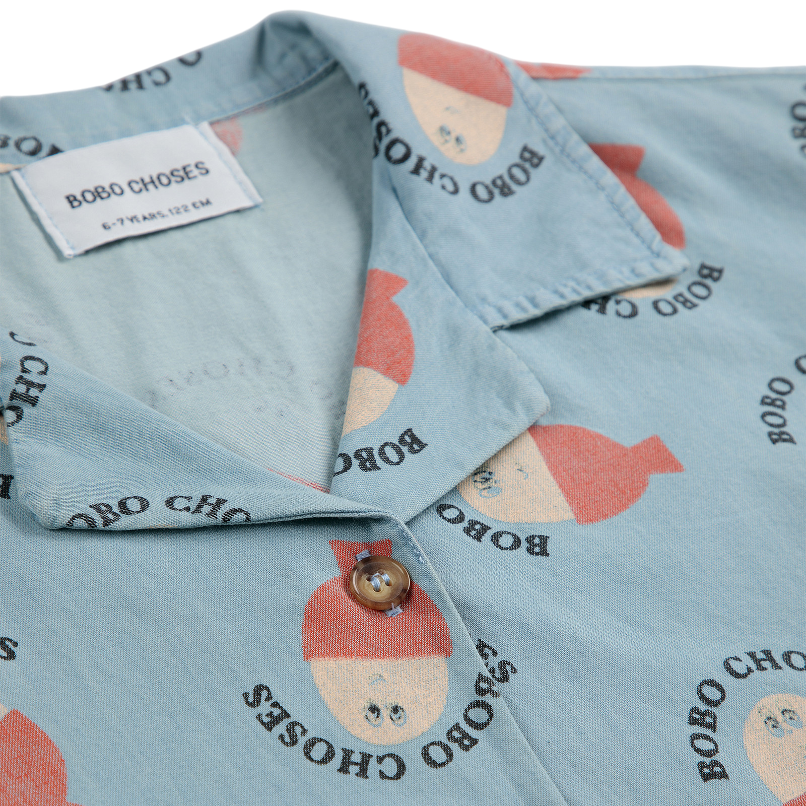 Morning Egg All Over Light Blue shirt