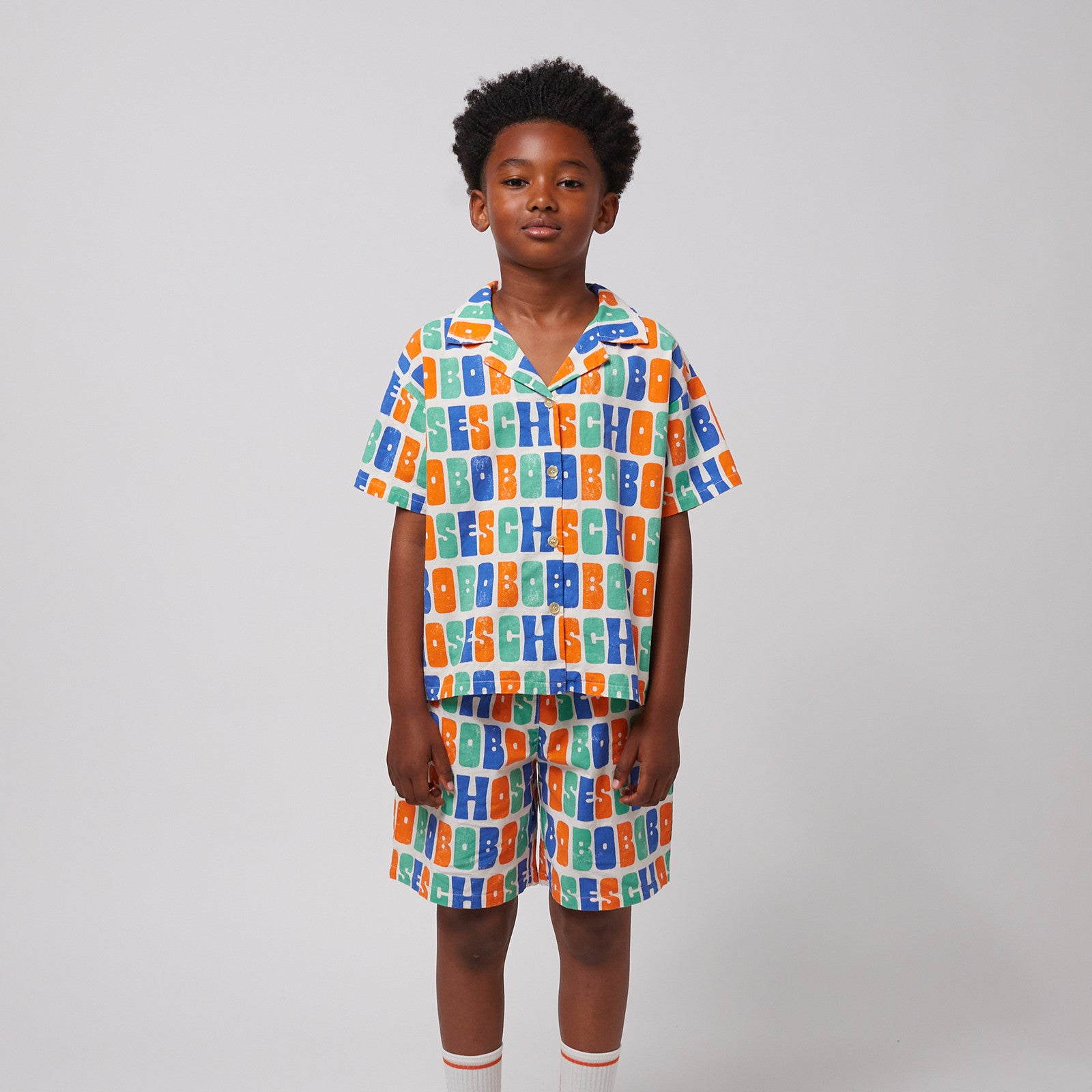 Shirt Multicolor Bobo Choses All Over Offwhite