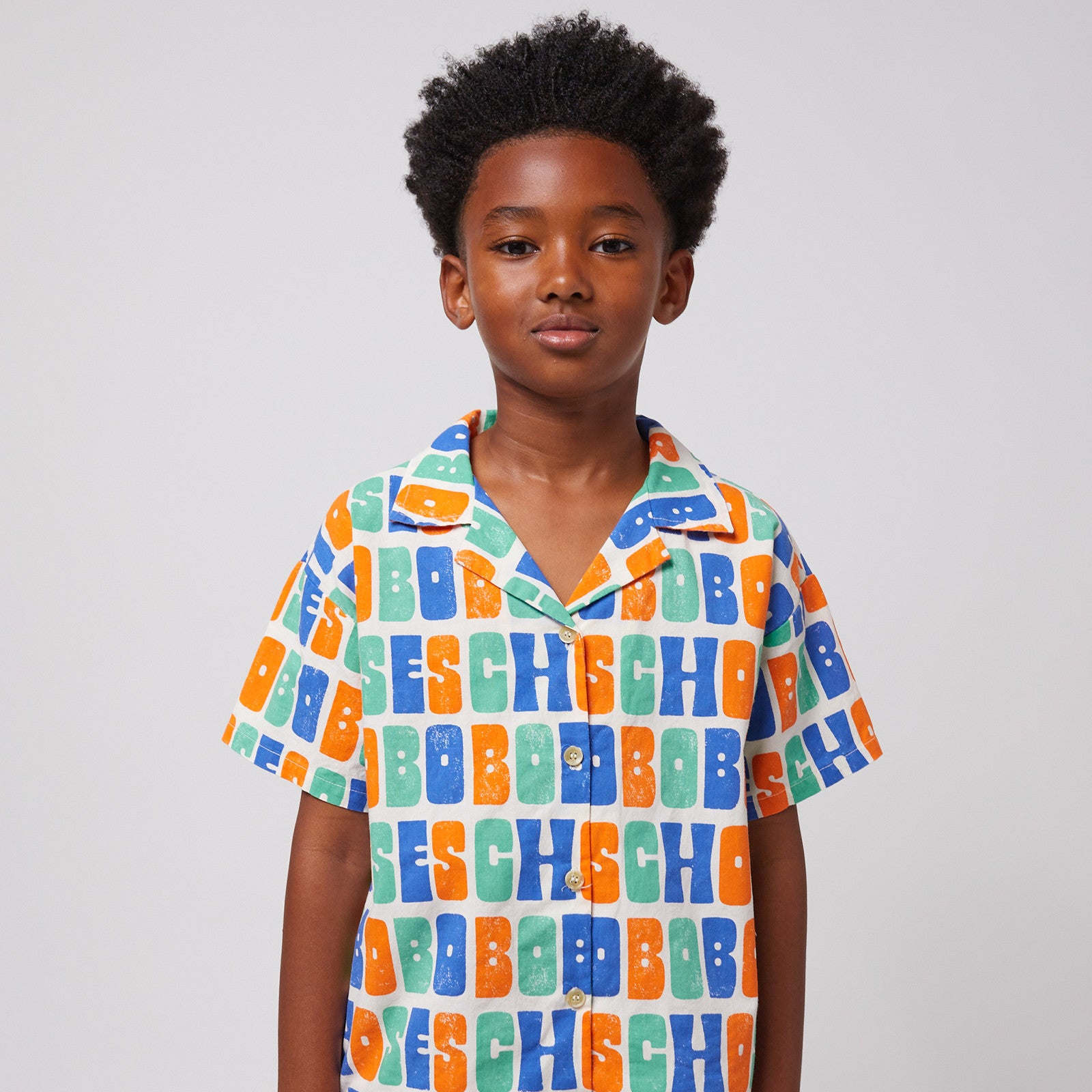 Shirt Multicolor Bobo Choses All Over Offwhite