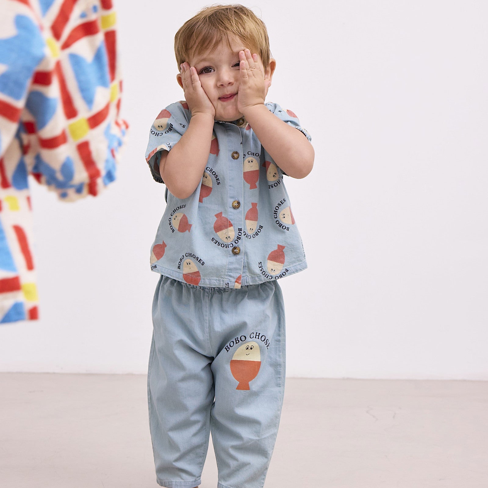 Baby pants Morning Egg Denim Light Blue