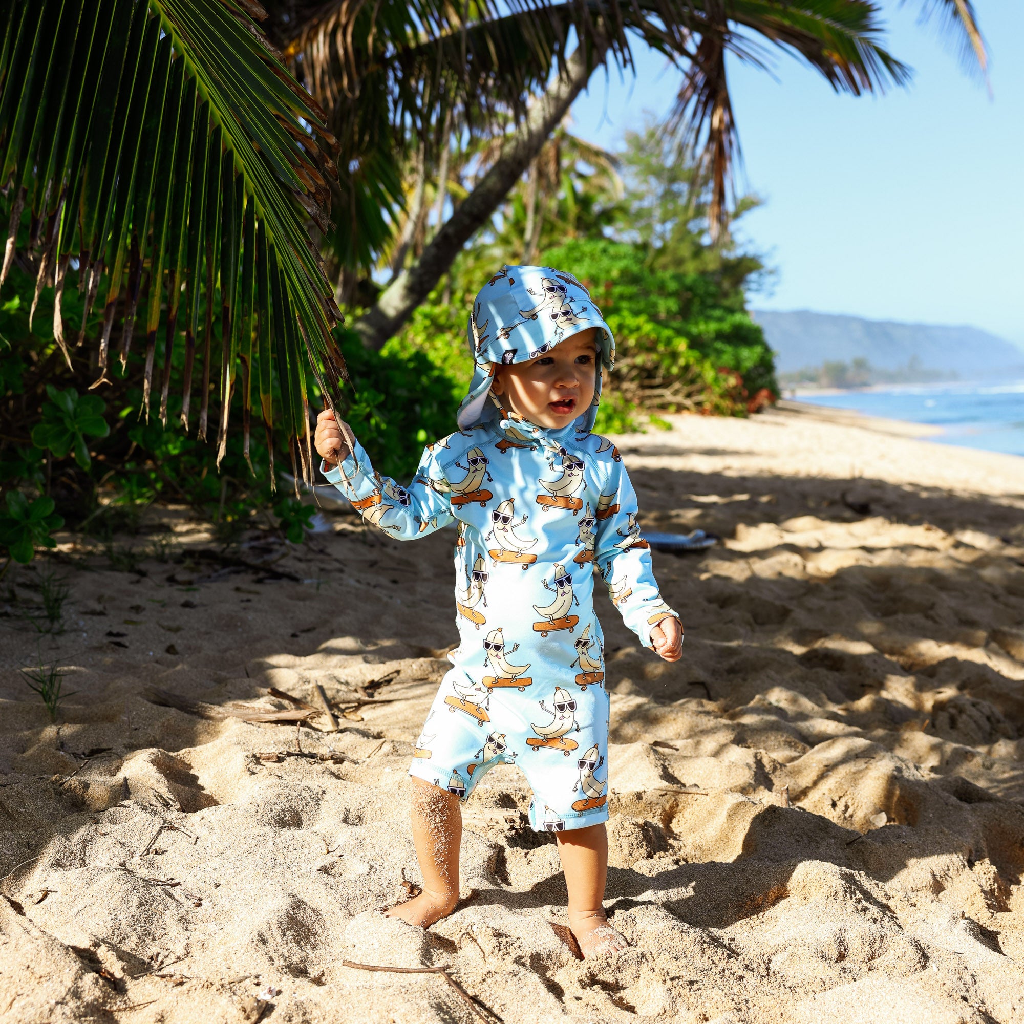 Baby Sonnenhut UPF 50+ Let It Slide Blue