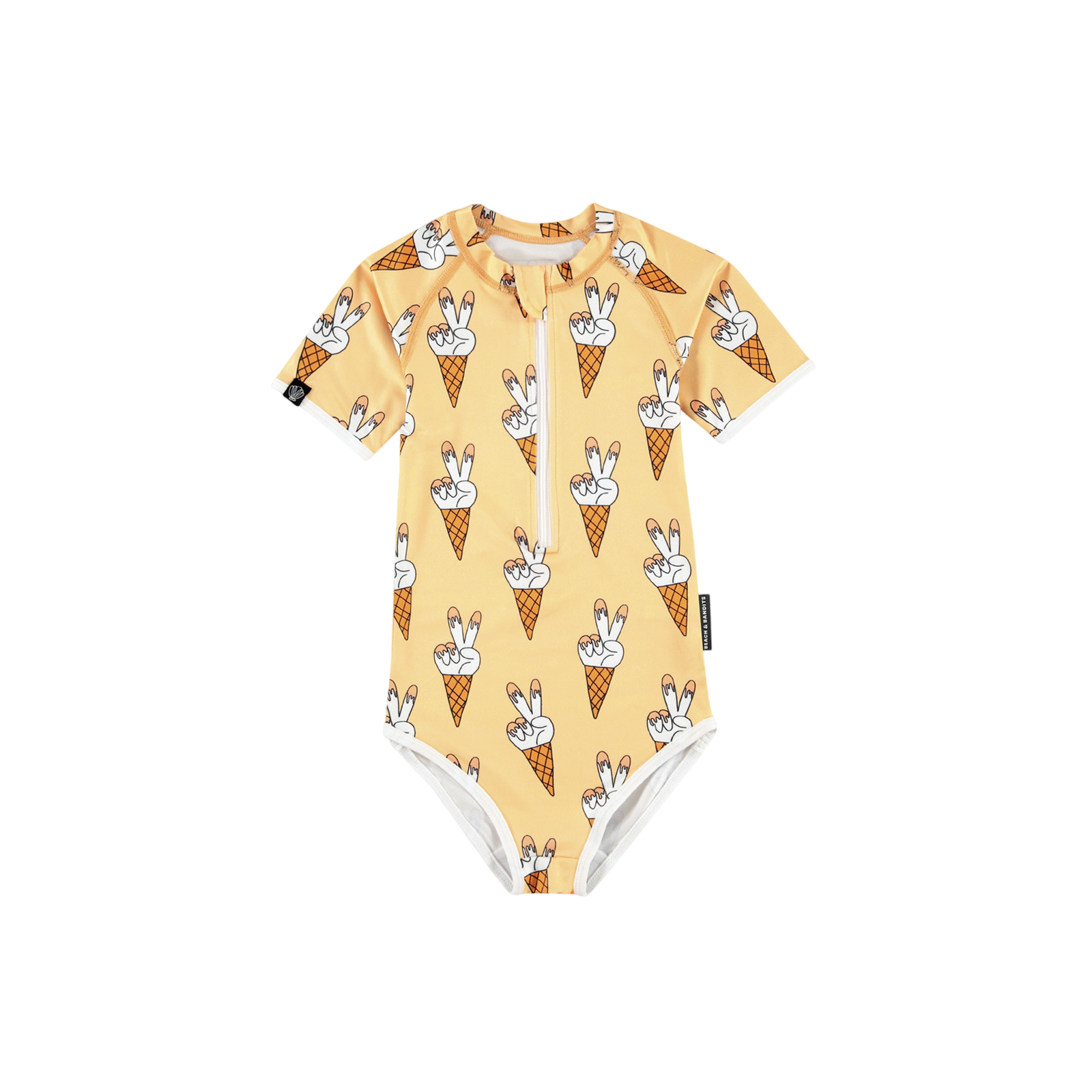 Badeanzug UPF 50+ Peace Cream Apricot