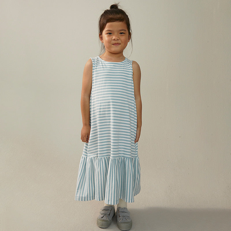 Robe Frill Sky blanc cassé