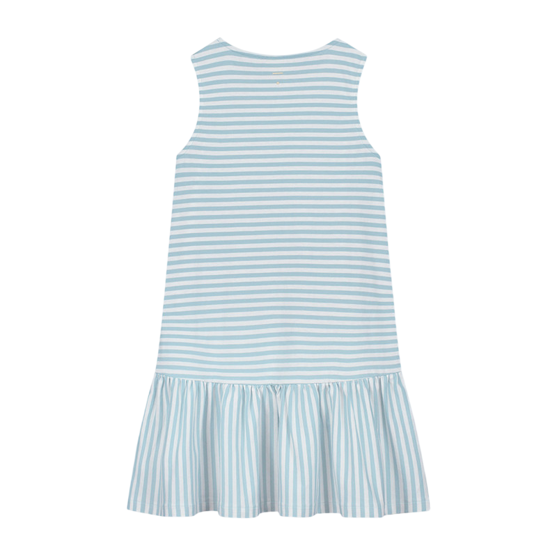 Robe Frill Sky blanc cassé