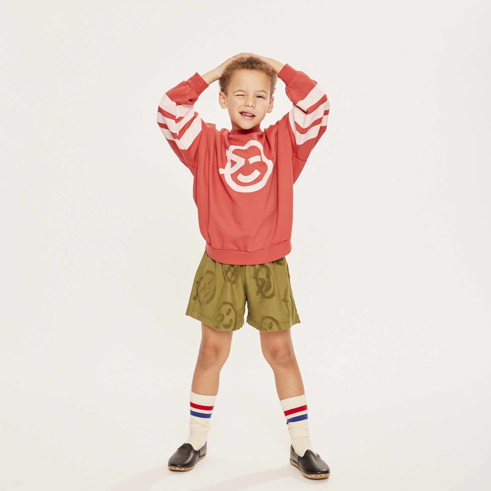 Short Pulpo Olive Logos