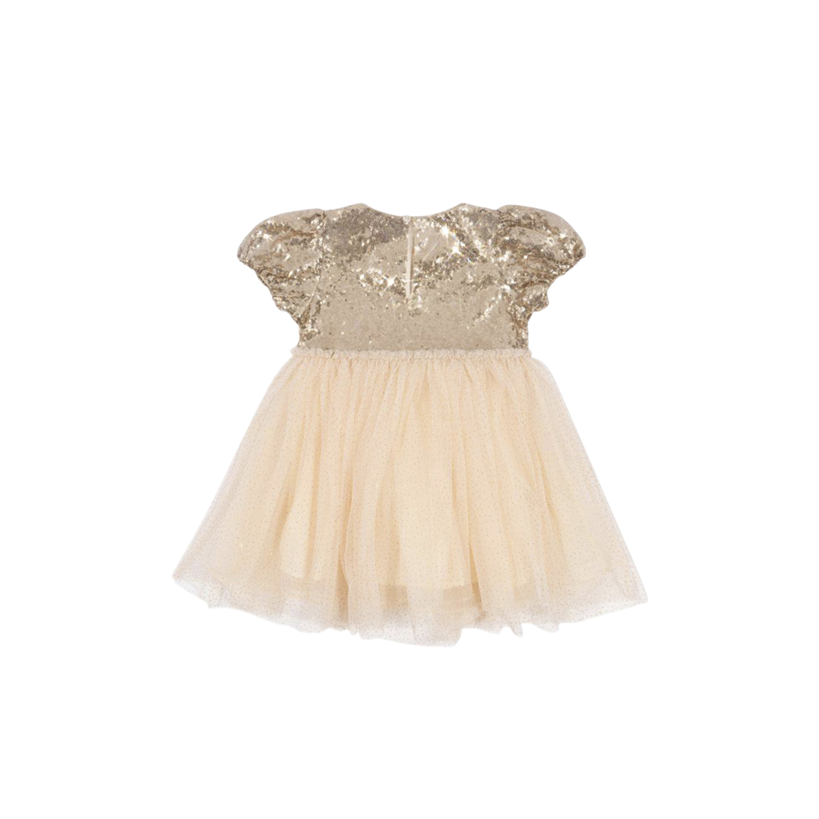 Kleid Starla Puff Sleeve Gold Blush