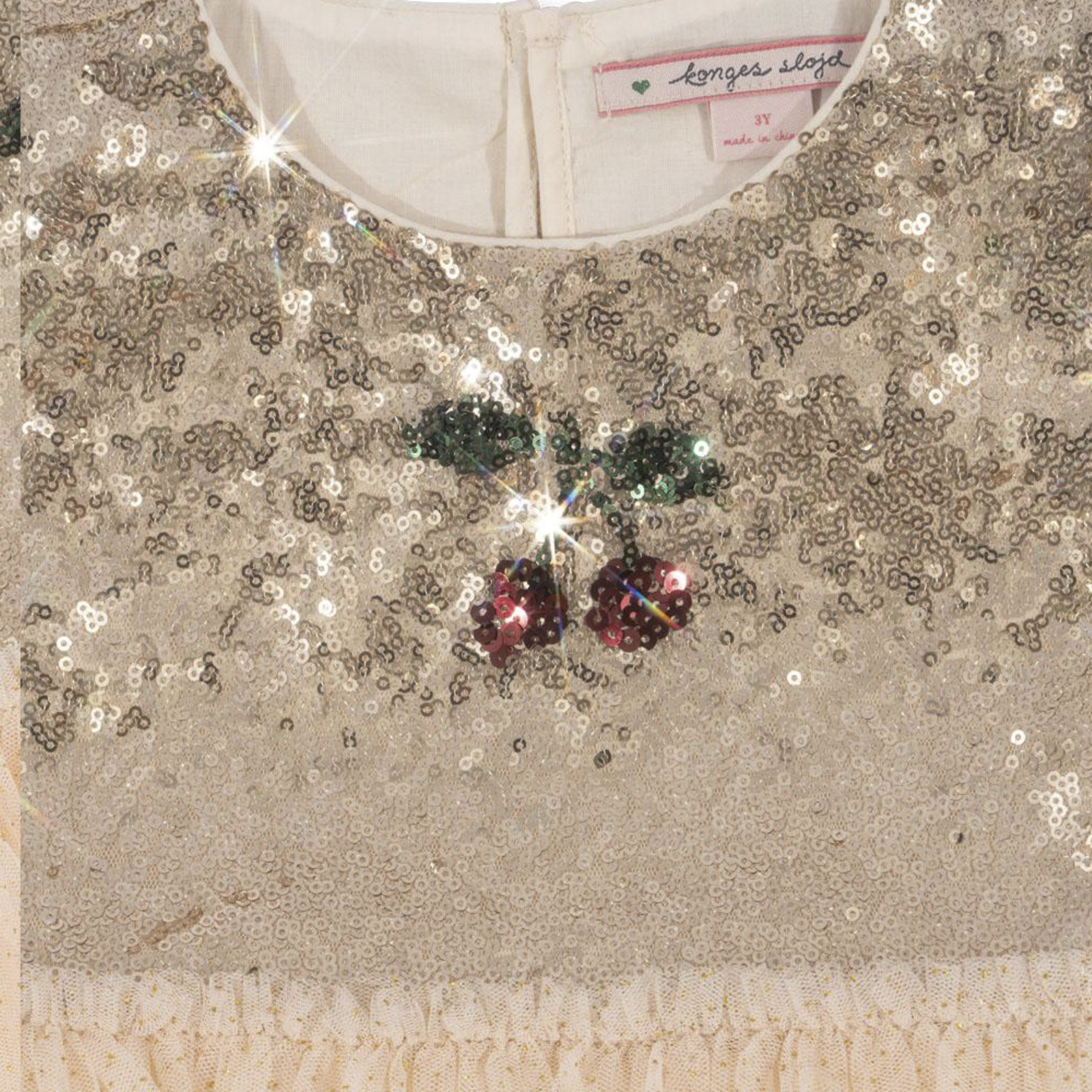 Kleid Starla Puff Sleeve Gold Blush