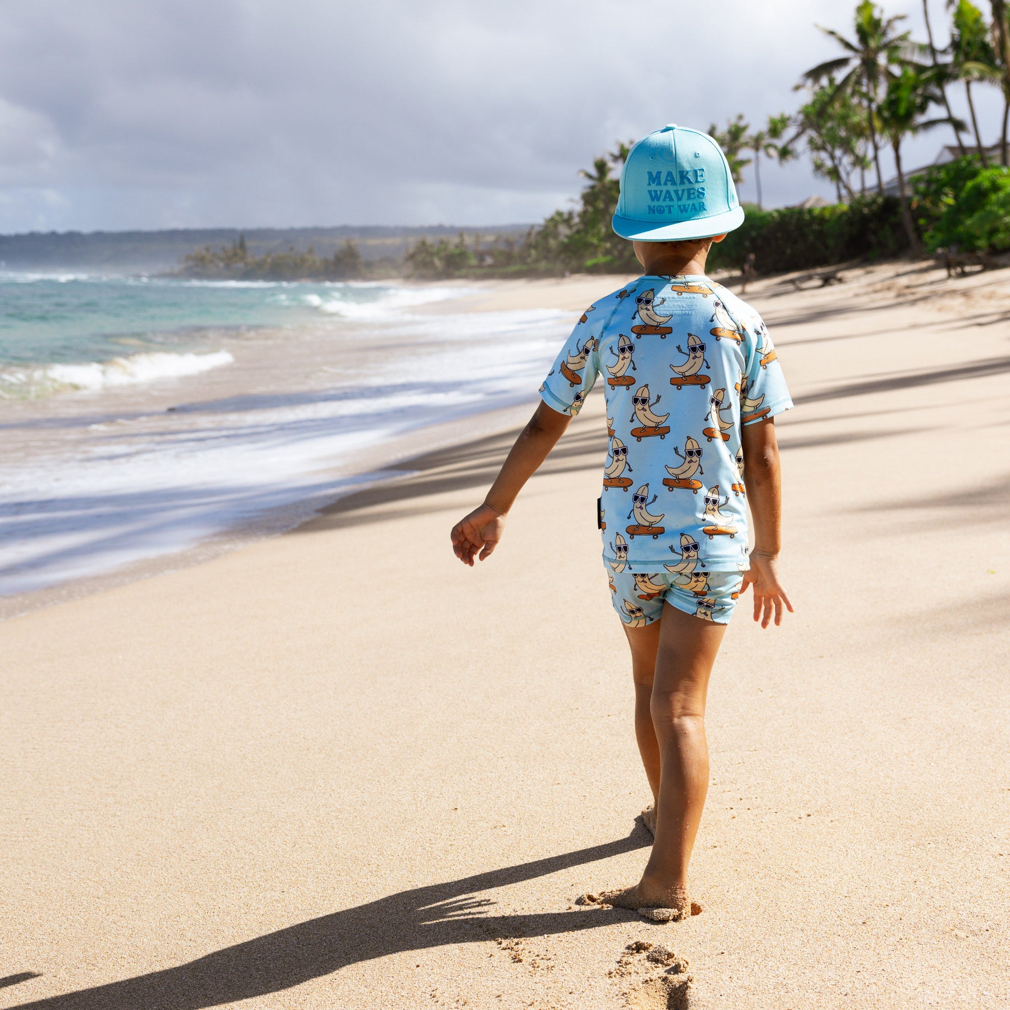 Swimming trunks UPF 50+ Let It Slide Blue