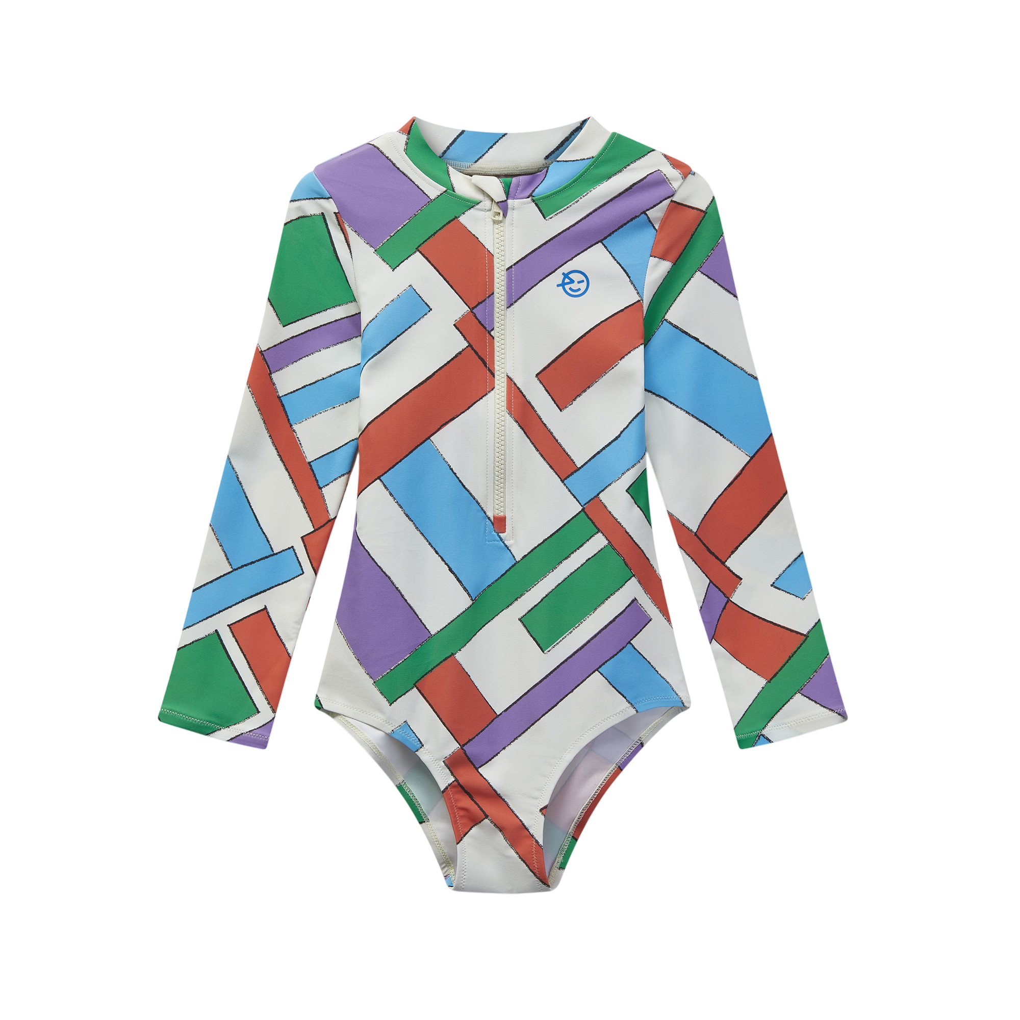 Cloud Kite Check swimsuit