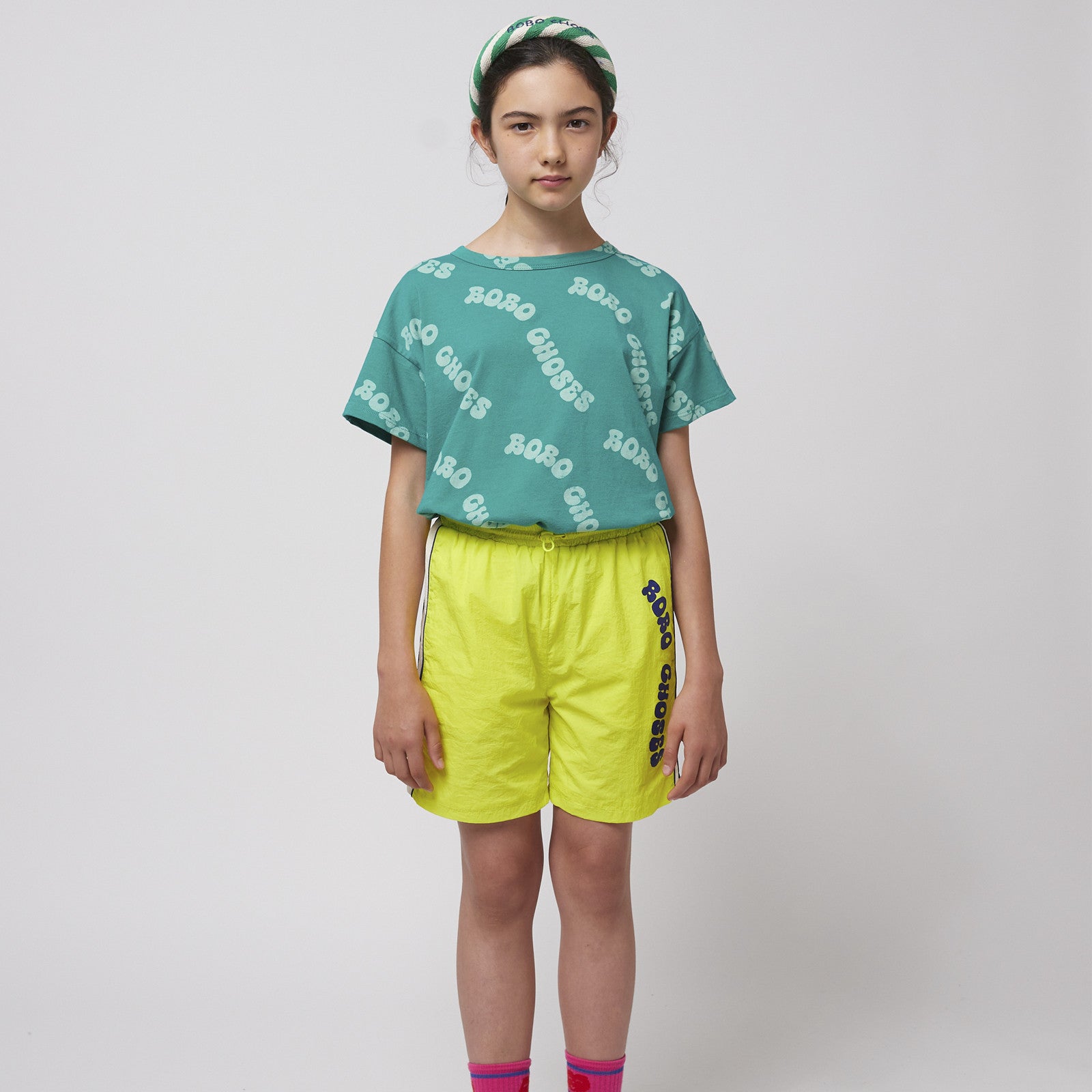 Bermuda Shorts Wavy Bobo Choses Light Yellow