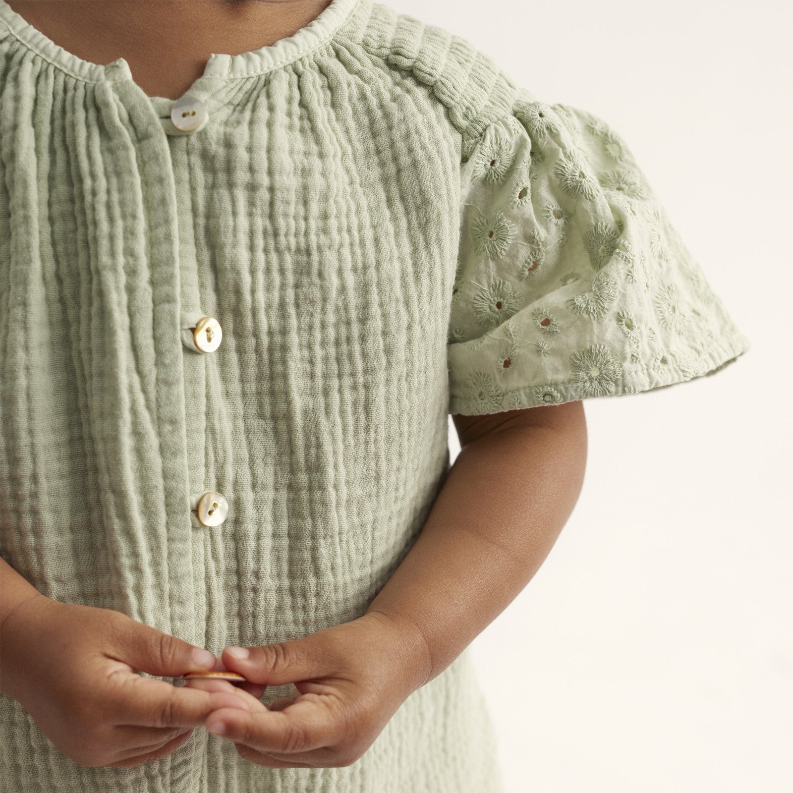 Baby dress Lara Tender Green