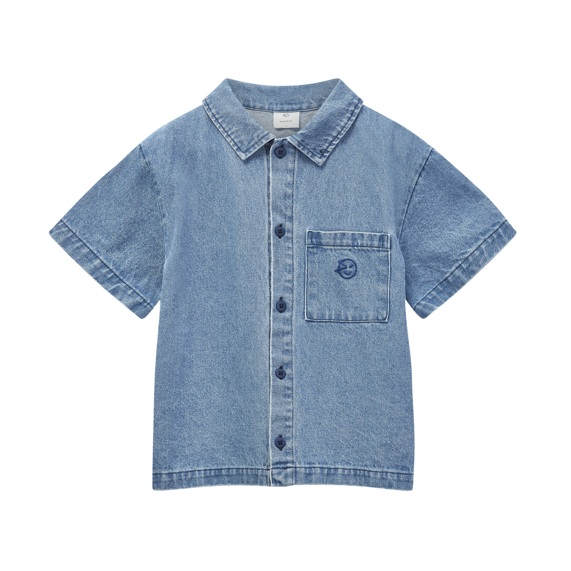 Shirt Pale Mid Bleach Wash