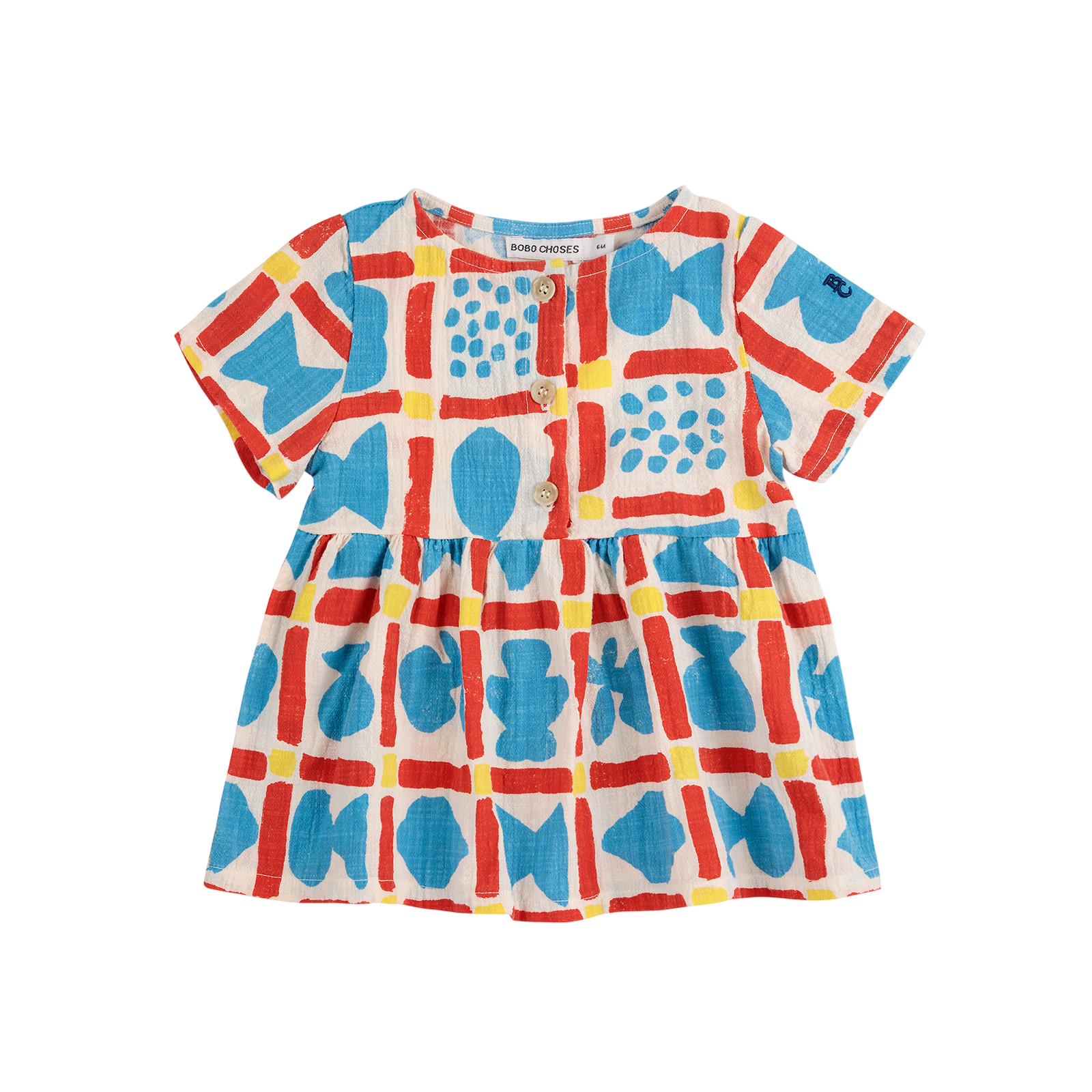 Baby Kleid Geometric Game Multicolor