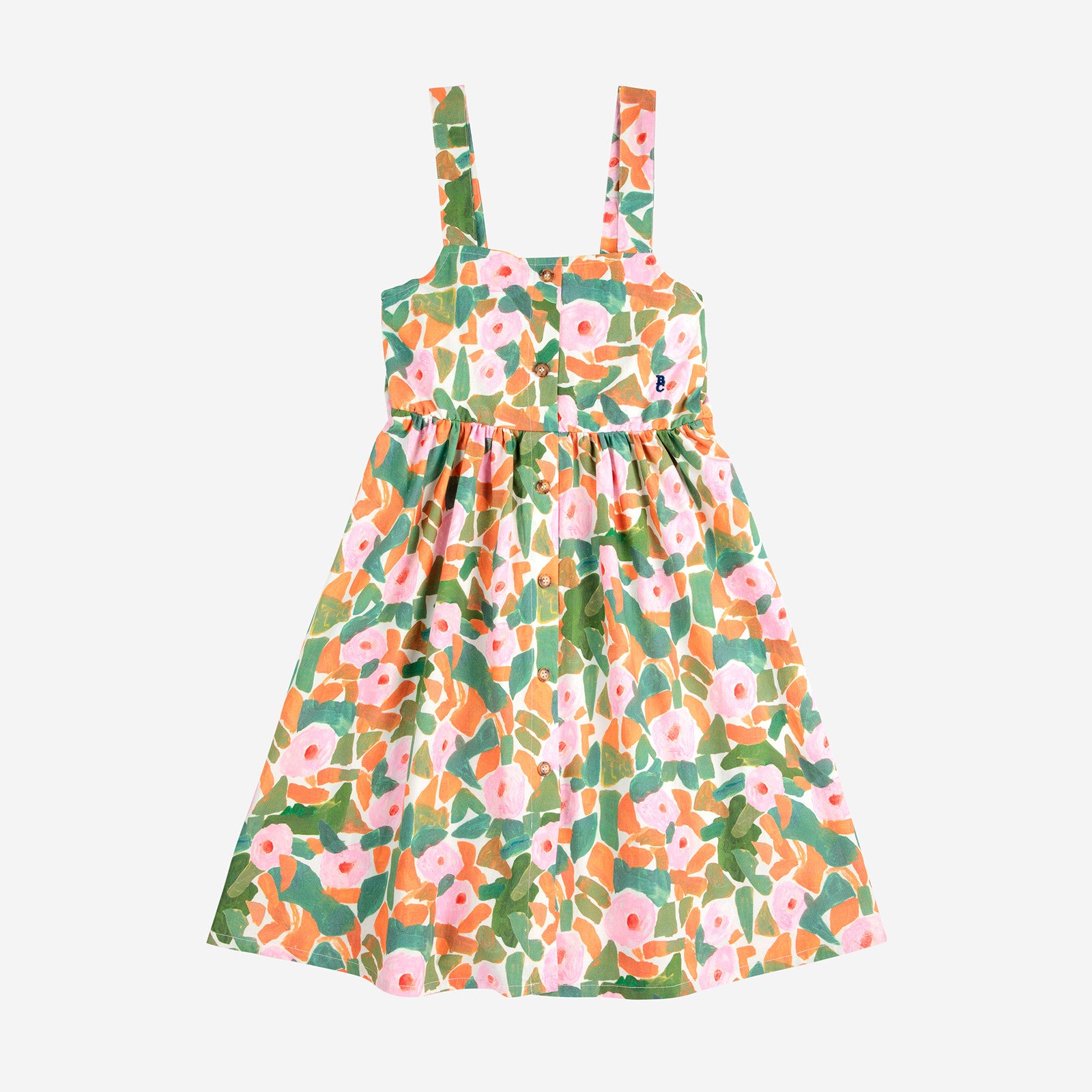 Kleid Floral Strap Multicolor