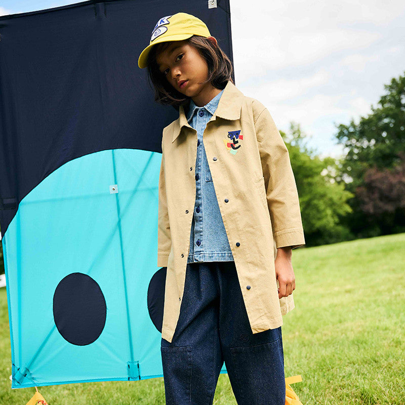 Overshirt Amazed Face Mac Sand