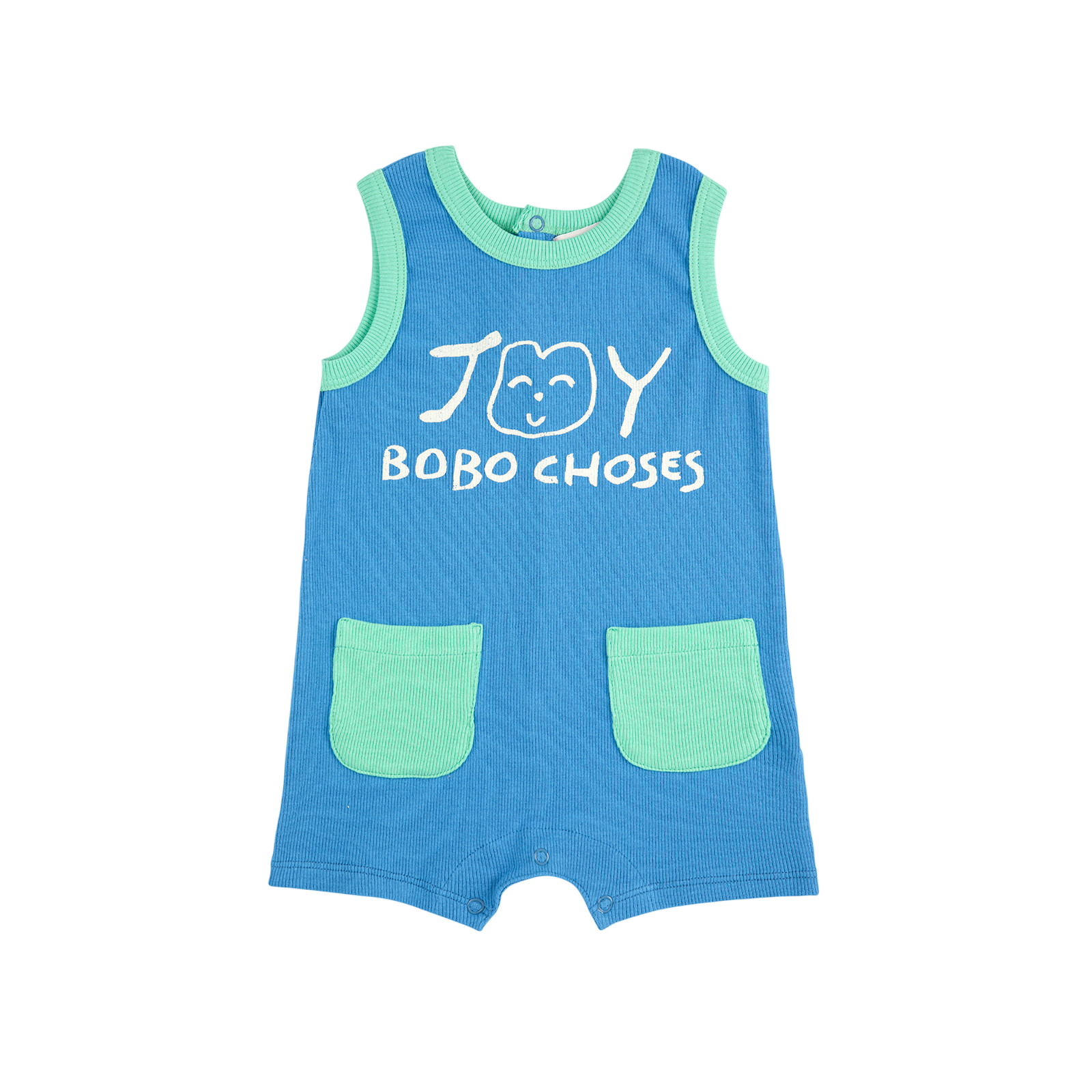 Baby Einteiler Smiling Blue