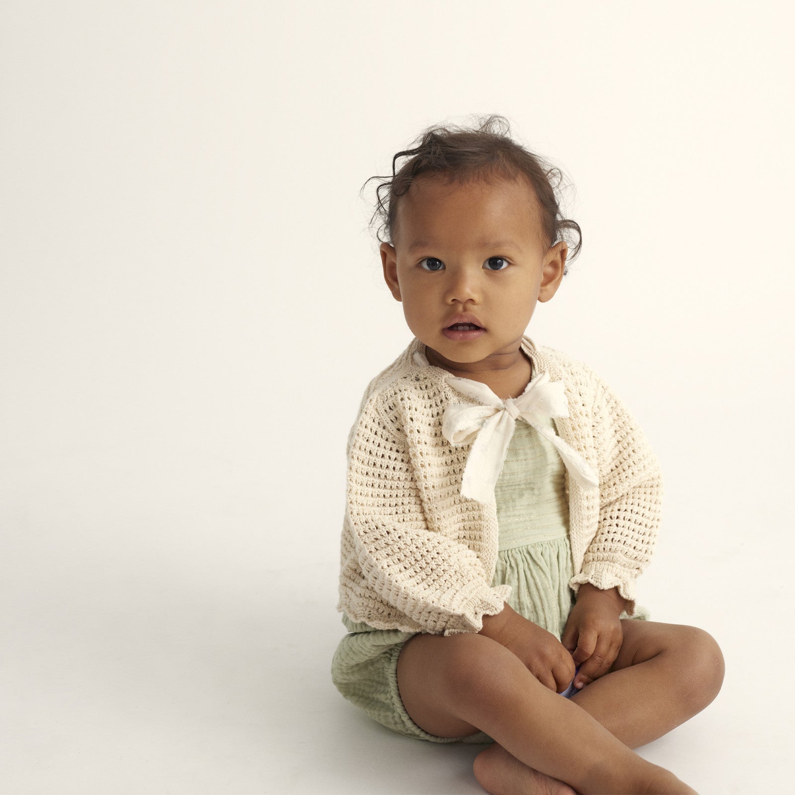 Top bébé Vera Tender Green