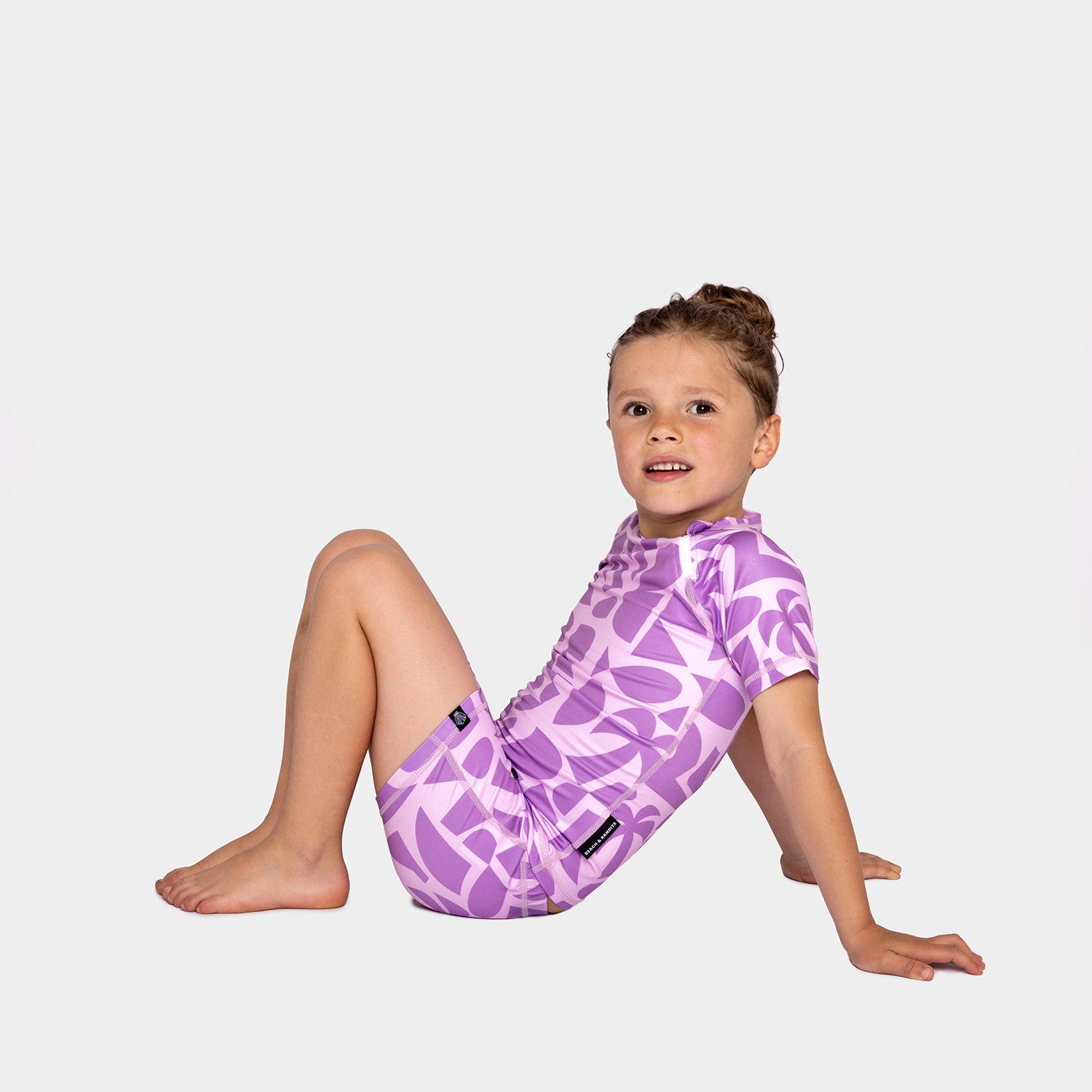 Swim shirt UPF 50+ Beach Comber Violet