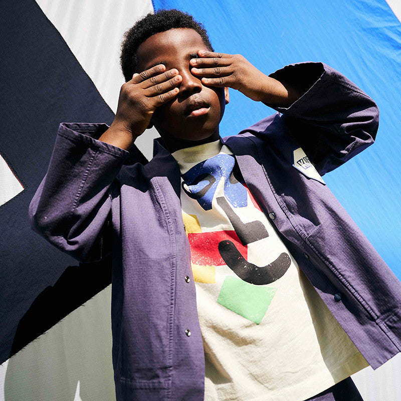 T-Shirt Amazed Face Ecru